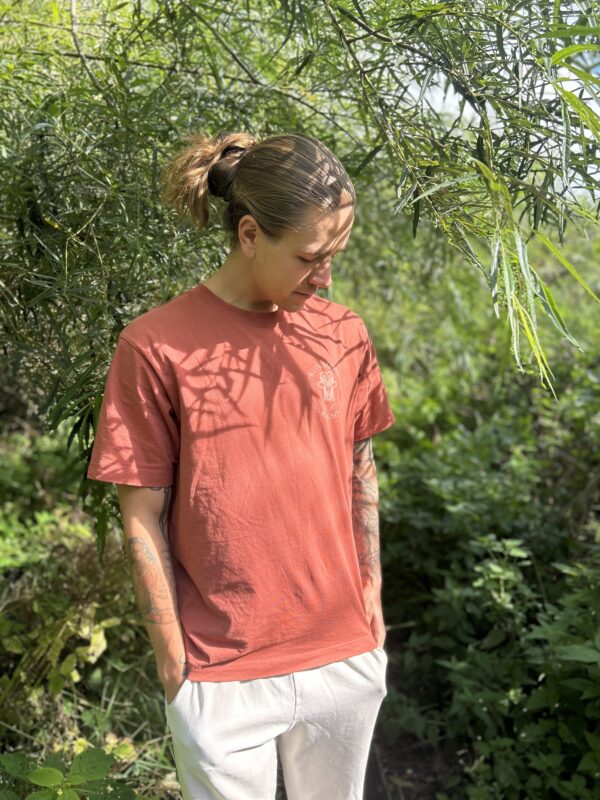 Kundalini Kakao oversize t-särk, 100% orgaaniline puuvill - Image 2