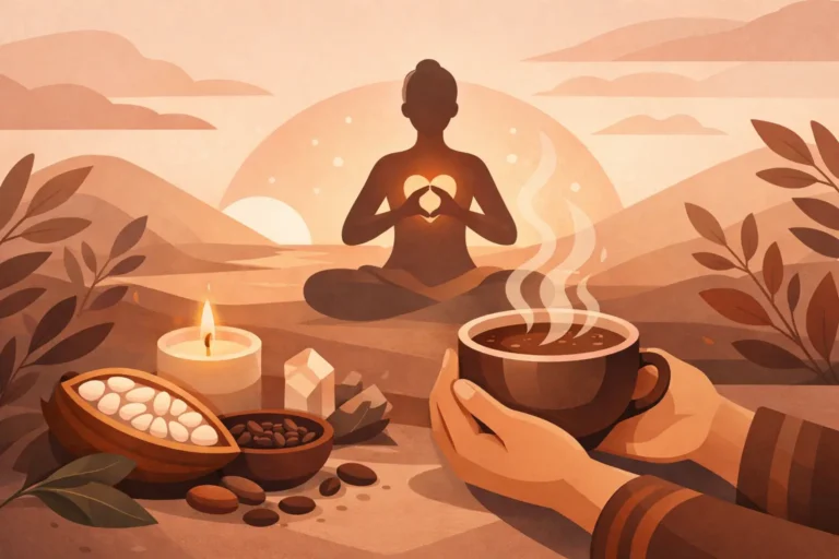 Kuidas luua kakaoga südame avamise rituaal