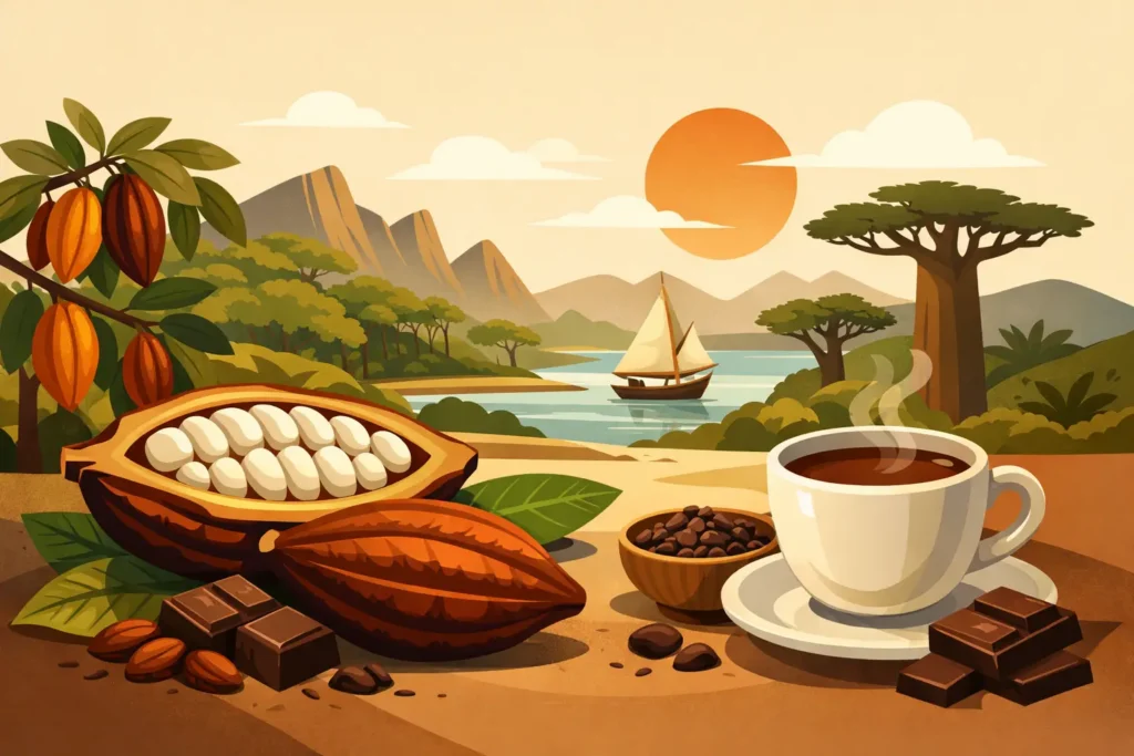 Madagaskari kakao omadused ja eriline maitse