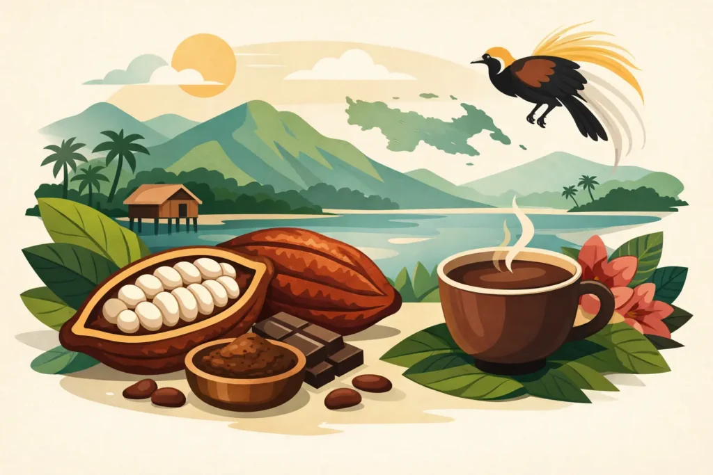 Papua Uus Guinea kakao ja selle eriline vägi