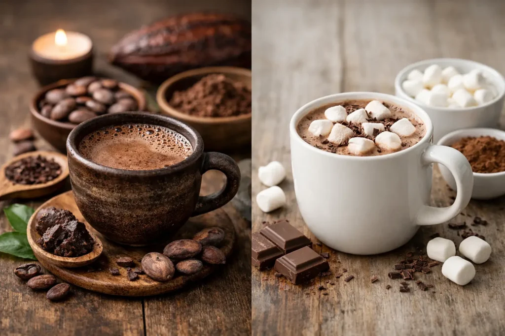 Tseremoniaalkakao vs tavaline kakao