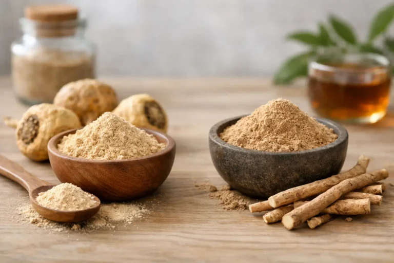 Maca pulber vs ashwagandha: kumb toetab sinu rituaali?